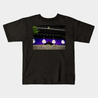 Purple curtains Kids T-Shirt